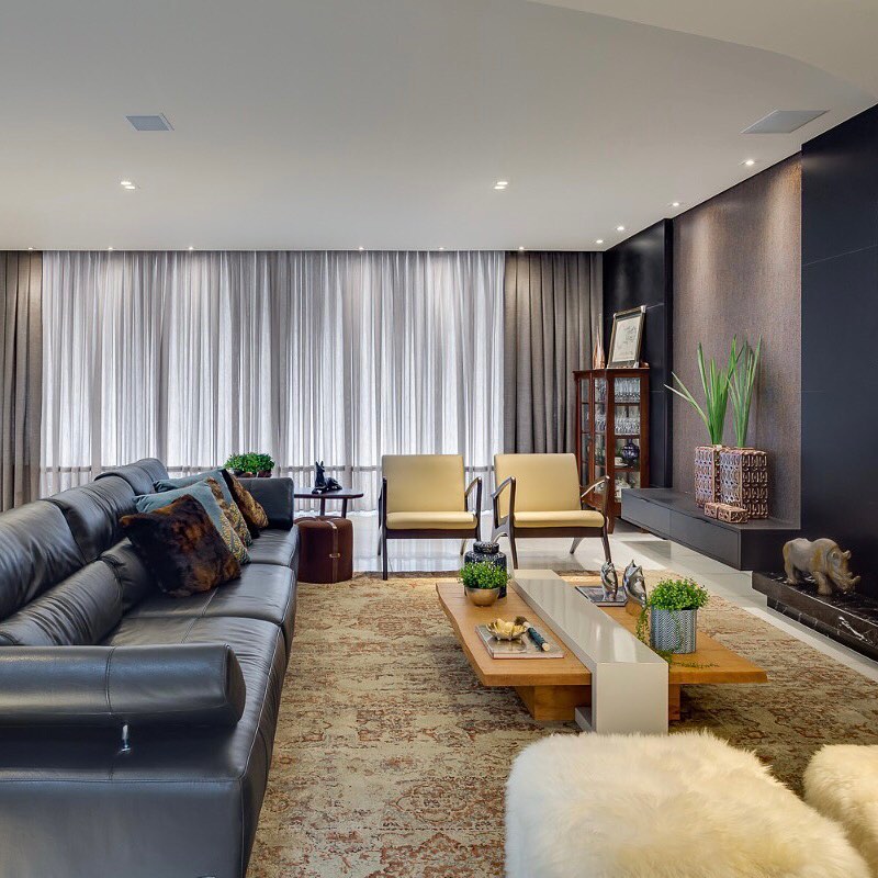 Foto de sofa de couro 17 - 13