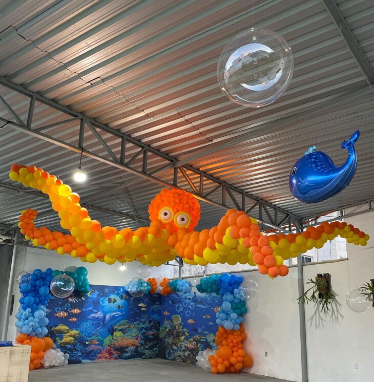 Foto de decoracao com baloes aniversario 4 - 25