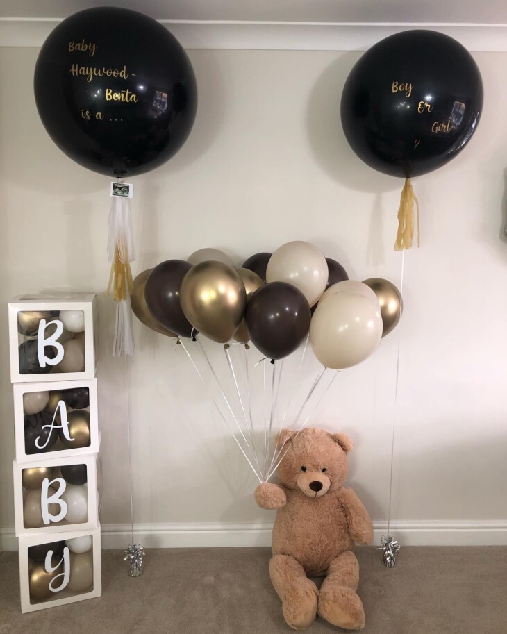 Foto de decoracao com baloes cha revelacao 5 - 36