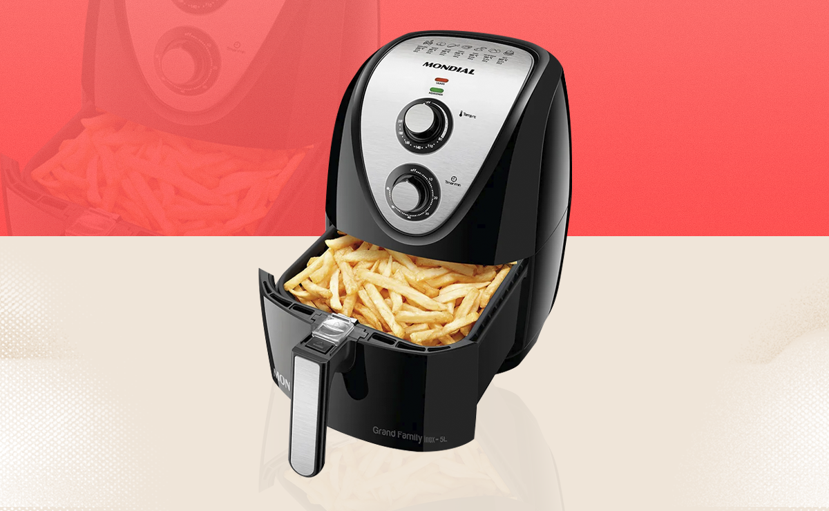 Saúde e praticidade nas refeições do dia a dia? Testamos a Air Fryer Mondial Grand Family 5L