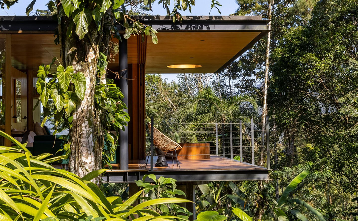 Essas 7 casas no meio da mata vão te fazer querer viver na natureza