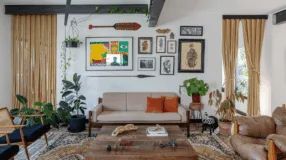 Foto de como decorar parede atras do sofa 000 - 1
