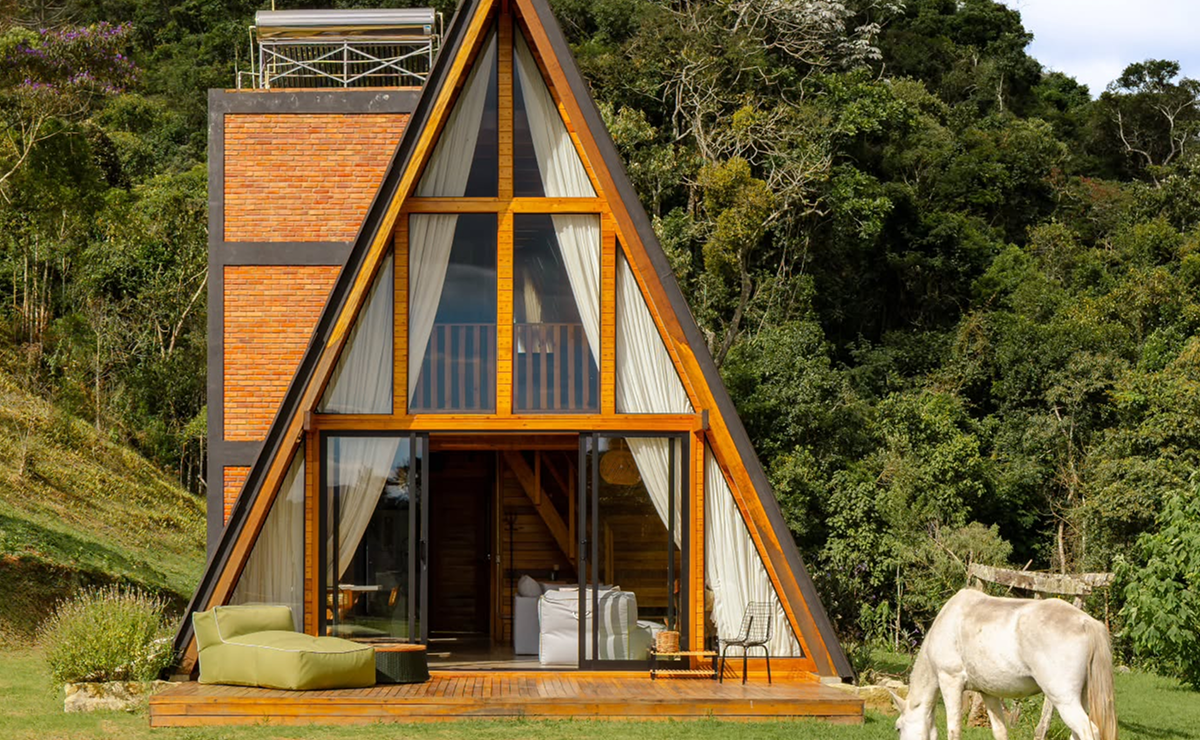 Cabana de Yanna Lavigne e Bruno Gissoni é puro charme em Minas