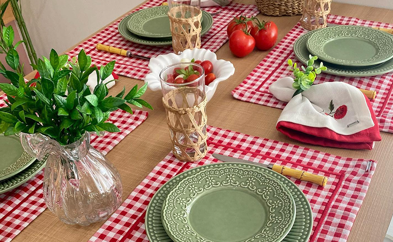 jantar temático simples em casa