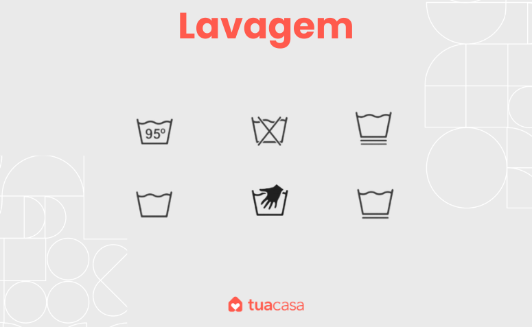 Símbolos de lavagem