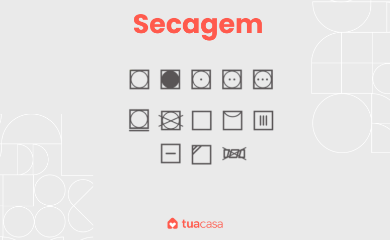 Símbolos de secagem