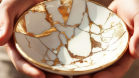 Foto de kintsugi na decoracao 01 - 1