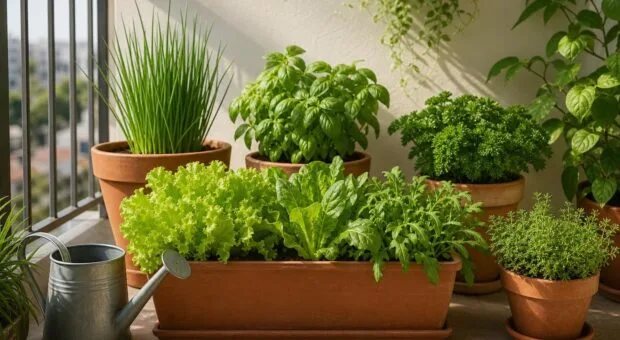 Horta em pouco espaço: como cultivar ervas e hortaliças sem quintal