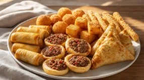 21 salgados além de coxinha e empada para variar o lanche