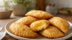 Pastelzinho de batata com queijo: massa fofinha que pode ir ao congelador