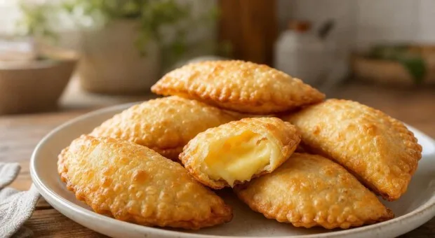 Pastelzinho de batata com queijo: massa fofinha que pode ir ao congelador