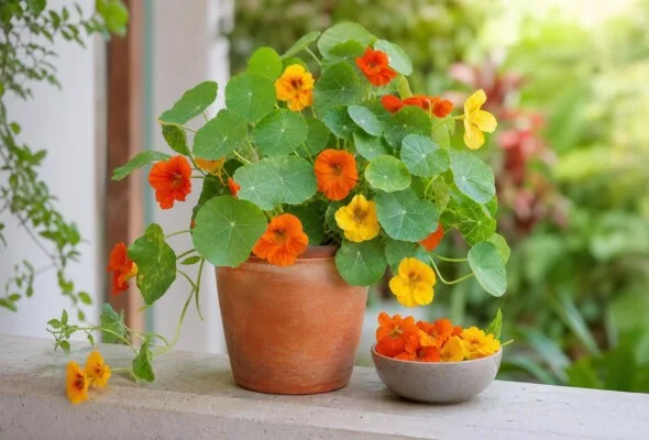 Capuchinha no prato e no vaso: como cultivar a flor comestível