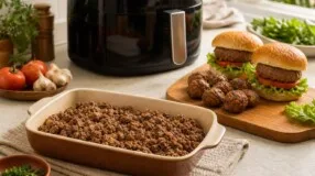 Carne moída na air fryer: 3 receitas para tirar o jantar da rotina