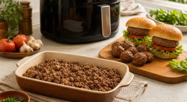 Carne moída na air fryer: 3 receitas para tirar o jantar da rotina