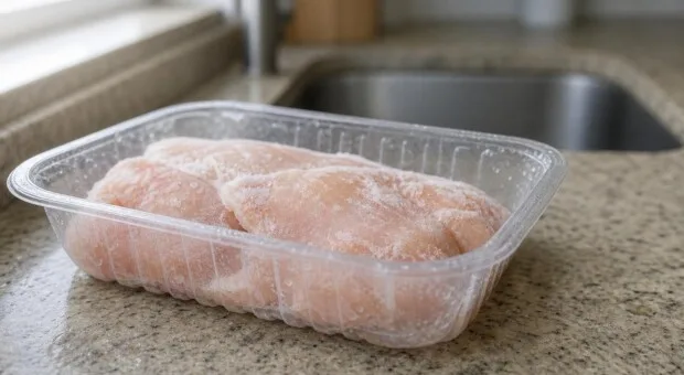 Deixar comida descongelando fora da geladeira pode ser perigoso