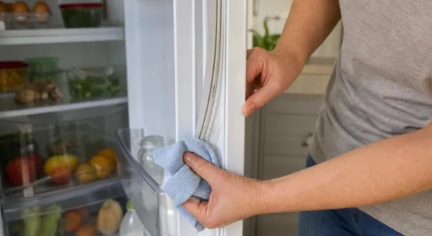 Mofo na borracha da geladeira? Como limpar frestas sem danificar