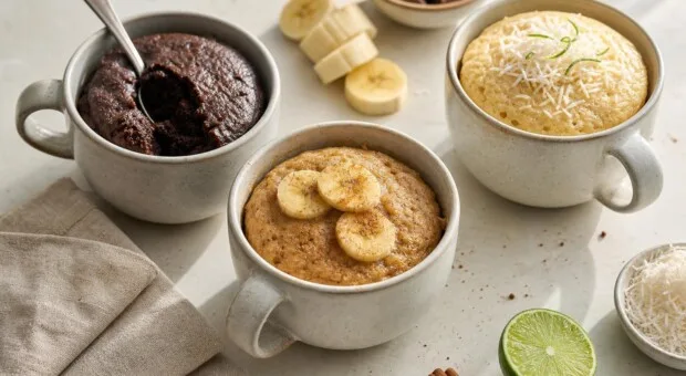 3 bolos de micro-ondas para matar a vontade de doce