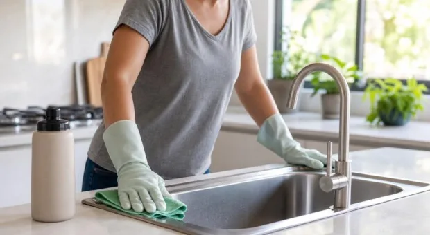 Como desinfetar a pia sem misturar produtos perigosos