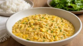 Frango com creme de milho: jantar cremoso para variar o cardápio