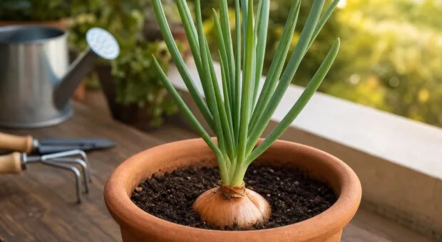 Como plantar cebola a partir do bulbo e colher em casa
