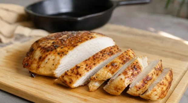 Peito de frango ressecado? O truque da água com gás merece um teste