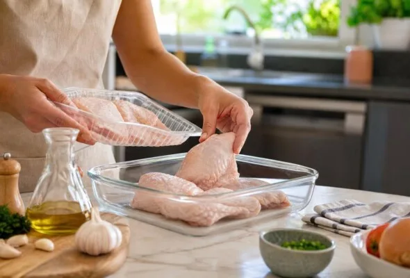 Lavar frango cru espalha bactérias: como preparar a carne com segurança