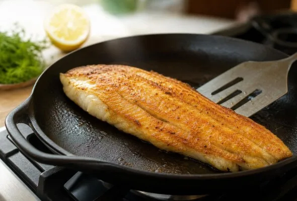 Peixe gruda e quebra na frigideira? O passo que deixa o filé inteiro e dourado