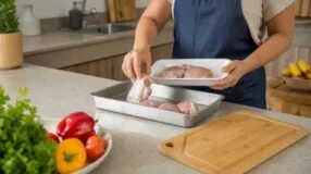 Lavar carne crua parece higiênico, mas pode espalhar contaminação