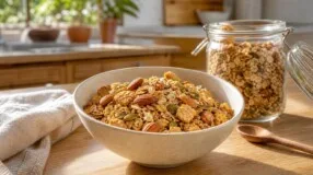 Cereal matinal caseiro: como fazer uma mistura crocante