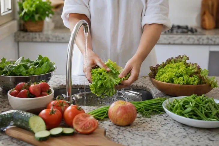Como higienizar frutas e verduras antes de consumir ou guardar