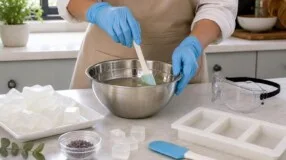 Sabonete artesanal em casa: cuidados de segurança no preparo