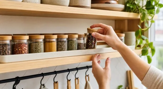 Temperos vencem esquecidos no armário? Organize os potes para enxergar
