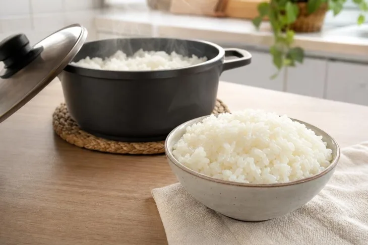 Arroz japonês na panela comum: 4 truques para acertar textura e ponto