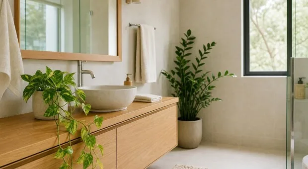 Plantas para banheiro: espécies que toleram umidade e pouca luz