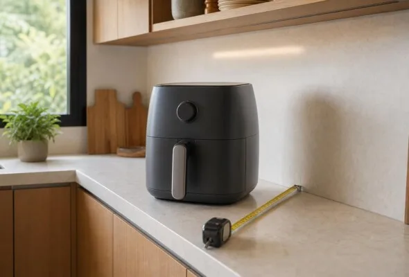Qual tamanho de air fryer cabe na sua rotina e na bancada?
