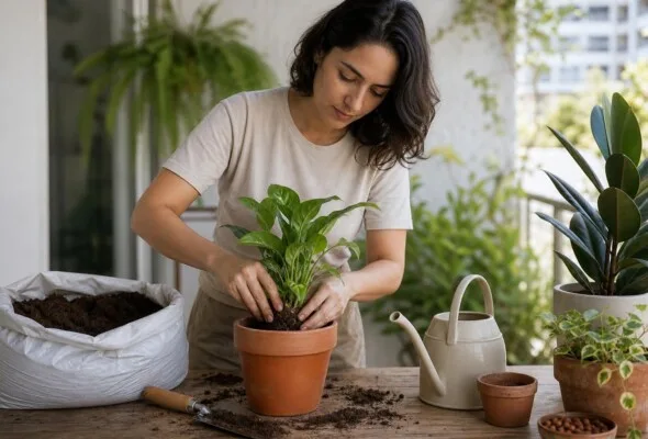 Como plantar em vaso pela primeira vez: luz, rega e drenagem