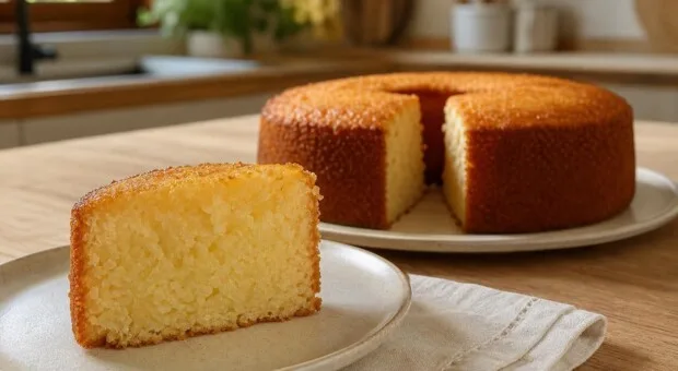 Arroz que sobrou vira bolo de forno macio para aproveitar os grãos