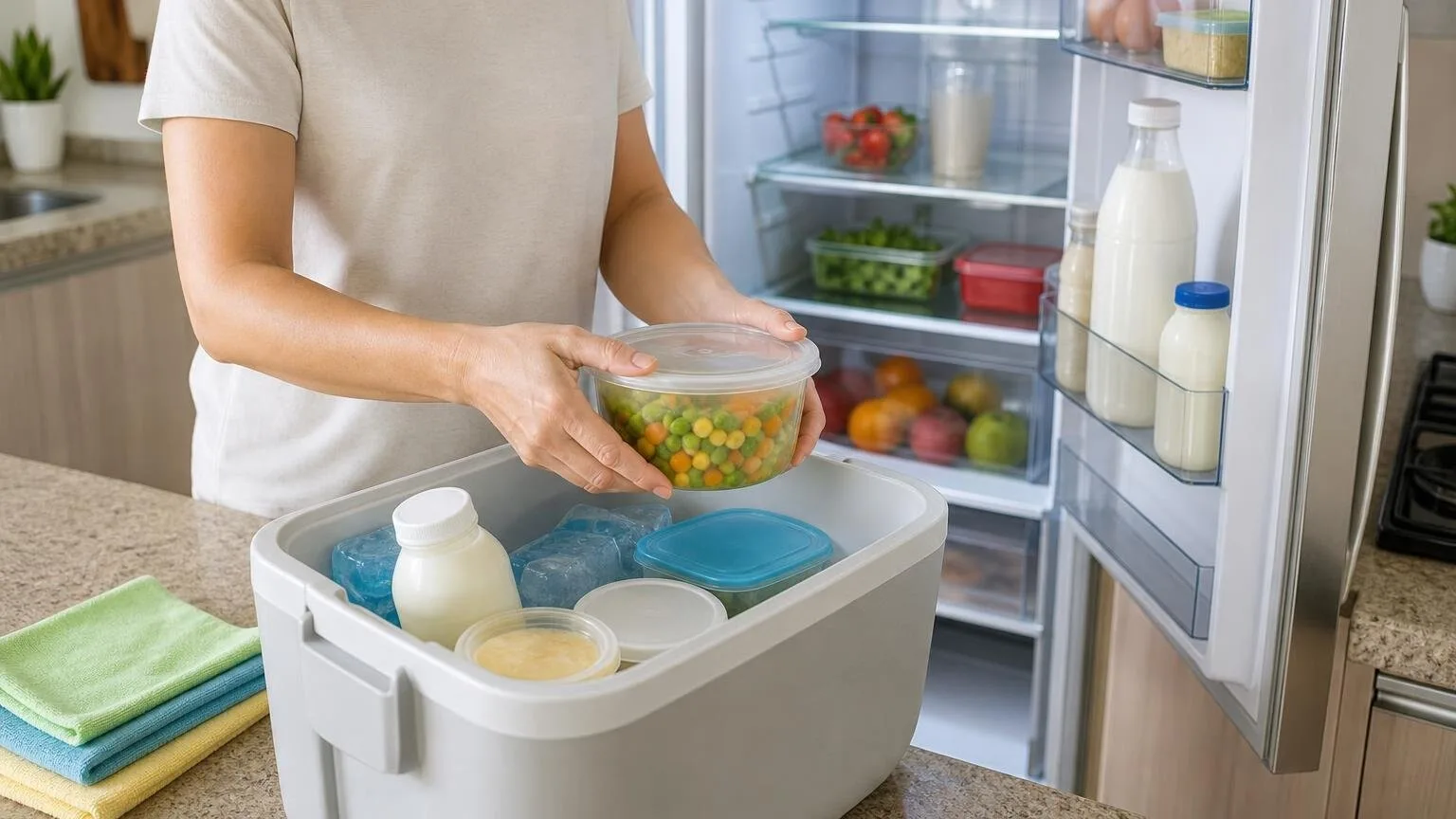 Vai limpar a geladeira? A ordem certa evita perder alimentos