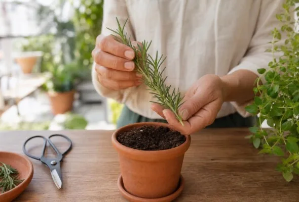 Muda de alecrim não cria raízes? Como escolher e plantar o galho