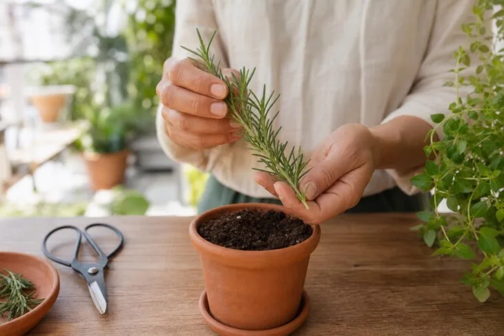 Muda de alecrim não cria raízes? Como escolher e plantar o galho