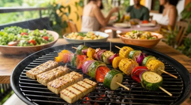 Churrasco vegetariano: como calcular a grelha e os acompanhamentos
