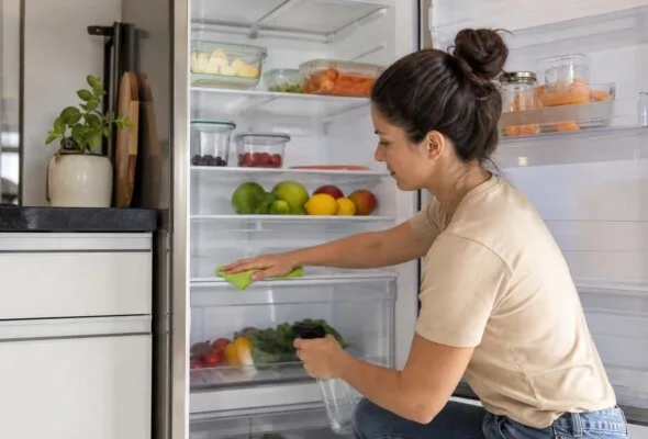 4 hábitos que deixam a geladeira mais suja e dificultam a limpeza