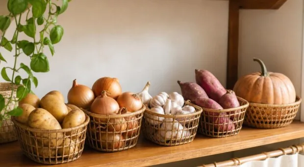 Legumes e verduras fora da geladeira: quais guardar e em que local