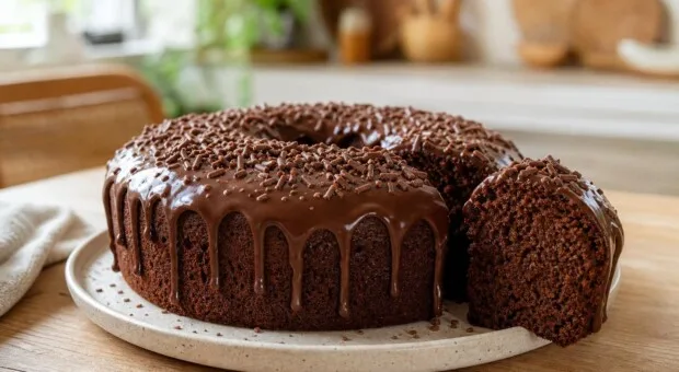 Bolo de chocolate 1-2-3-4: a fórmula econômica que você decora de primeira