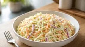 Salada cremosa de repolho: como manter a crocância até servir