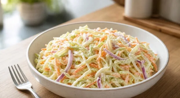 Salada cremosa de repolho: como manter a crocância até servir