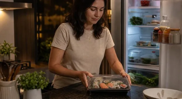 Sushi do delivery na geladeira: quando a sobra deve ser descartada