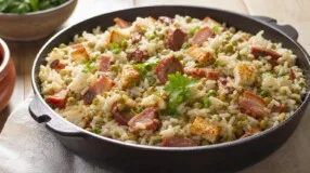 Baião de dois com feijão-verde: como acertar o ponto dos ingredientes