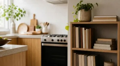 Livros na cozinha: onde colocar sem expor a gordura e a umidade