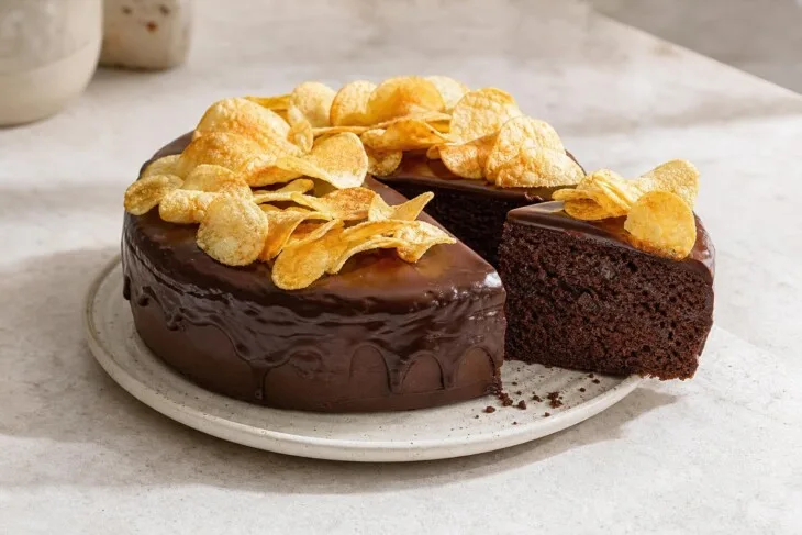 Bolo de chocolate com batata chips: como equilibrar doce e salgado